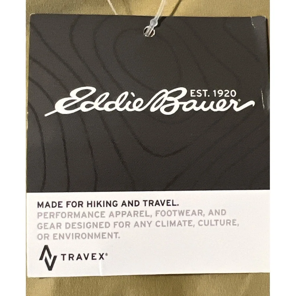 Eddie Bauer Travex Horizon Guide Performance Hiking Tan Shorts Sz 46 (48x10) NWT